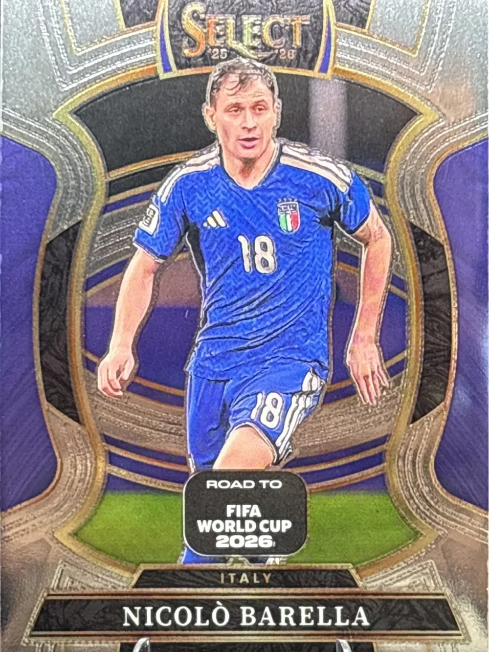 Panini Select Nicolò Barella Italy Soccer Card
